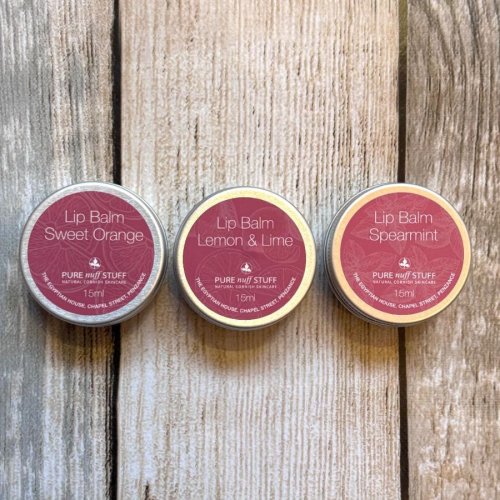 scented lip balm from pure nuff stuff